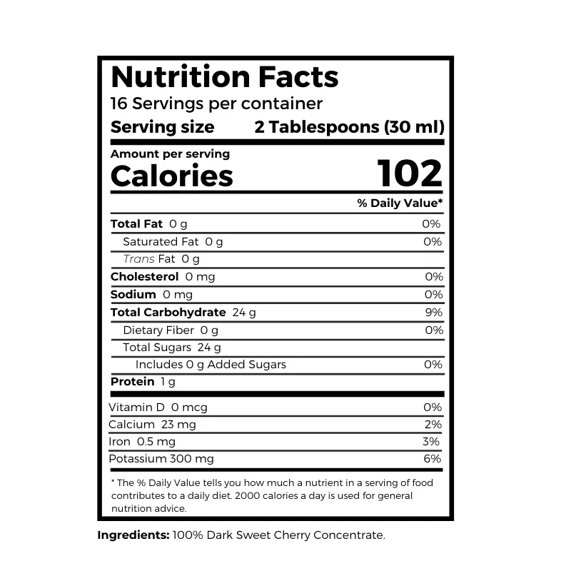 Dark Cherry Concentrate, 16 fl oz - Image 2