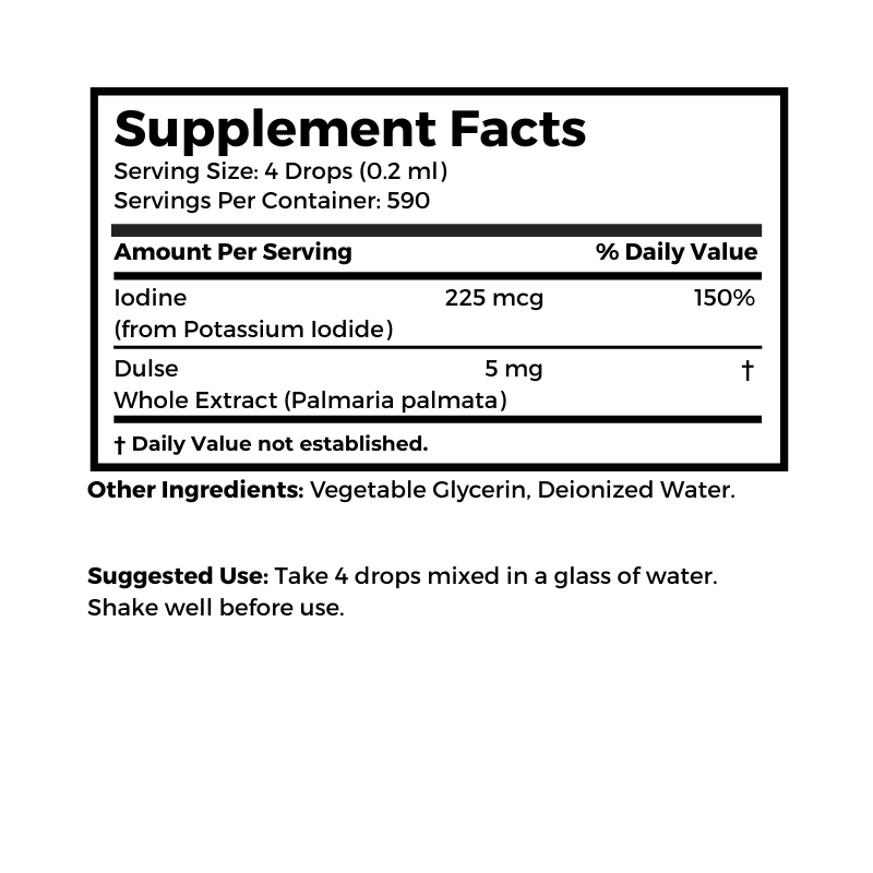 Liqui-Dulse Iodine Supplement, 4 fl oz - Image 2